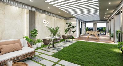 Balcony Image of 1210 Sq.ft 3 BHK Apartment / Flat for sale in Medavakkam Chennai for Rs. 9000000