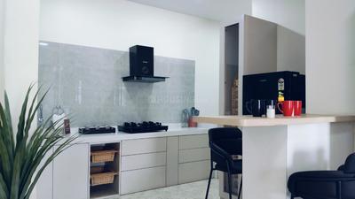 Kitchen Image of 1600 Sq.ft 3 BHK Apartment / Flat for sale in Valeentina Tower, Vadgaon Budruk Pune for Rs. 17000000