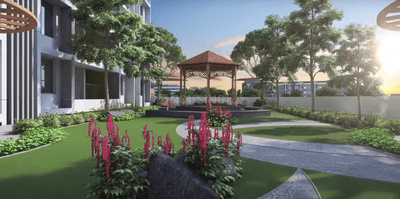 Image of 971 Sq.ft 2 BHK Apartment / Flat for sale in Goel Ganga Asmi, Wakad, Pune for Rs. 6500000