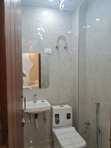 Common Bathroom Image of 600 Sq.ft 2 BHK Builder Floor for sale in Dwarka Mor New Delhi for Rs. 3200000