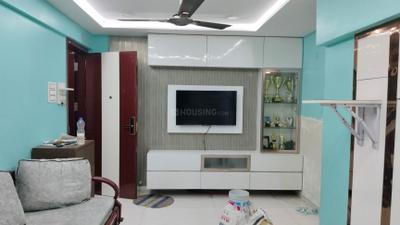 Living Room Image of 650 Sq.ft 1 BHK Apartment / Flat for rent in CIDCO Fam CHS, Kopar Khairane Navi Mumbai for Rs. 40000