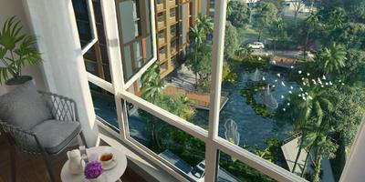 Balcony Image of 1333 Sq.ft 3 BHK Apartment / Flat for sale in Nagerbazar Kolkata for Rs. 12600000