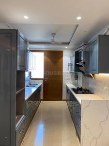 Kitchen Image of 1500 Sq.ft 3 BHK Builder Floor for rent in Tagore Garden Extension New Delhi for Rs. 40000