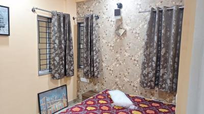 Bedroom Image of 700 Sq.ft 1 BHK Builder Floor for rent in Hulimavu Bengaluru for Rs. 19000