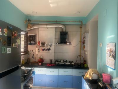 Kitchen Image of 1935 Sq.ft 3 BHK Apartment / Flat for sale in Rajeshri Maruti Aamrakunj 1, Sargasan Gandhinagar for Rs. 7500000