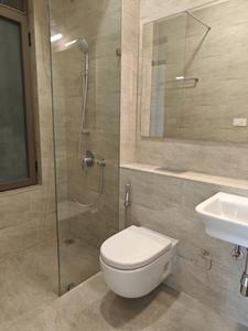 Common Bathroom Image of 1099 Sq.ft 3 BHK Apartment / Flat for sale in Adani Ten BKC, Bandra East Mumbai for Rs. 64900000