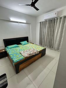 Bedroom Image of 350 Sq.ft 1 RK Apartment / Flat for rent in Godrej Vanaangan, Jagatpur Ahmedabad for Rs. 18000