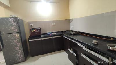 Kitchen Image of 700 Sq.ft 2 BHK Apartment / Flat for rent in Bramha Skycity, Dhanori Pune for Rs. 32500