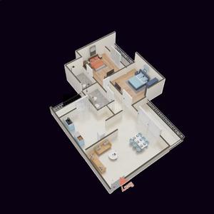 Image of 1150 Sq.ft 2 BHK Apartment / Flat for sale in Newquay, Undri, Pune for Rs. 5800000