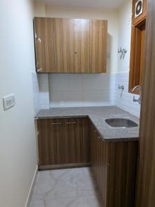 Kitchen Image of 411 Sq.ft 1 RK Builder Floor for rent in Freedom Fighters Enclave New Delhi for Rs. 11000