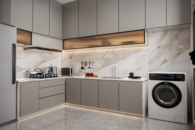 Kitchen Image of 1050 Sq.ft 2 BHK Apartment / Flat for sale in Sankalp Hilife, Charholi Budruk Pune for Rs. 4900000