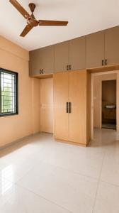 Bedroom Image of 650 Sq.ft 1 BHK Apartment / Flat for rent in Thanisandra Bengaluru for Rs. 20000