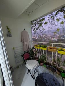 Balcony Image of 550 Sq.ft 1.5 BHK Apartment / Flat for rent in Lal Gami Jade, Vashi Navi Mumbai for Rs. 50000