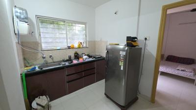 Kitchen Image of 610 Sq.ft 1 BHK Apartment / Flat for rent in Bhandari Nea Pure Homes, Sus Pune for Rs. 24999