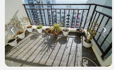 Balcony Image of 1600 Sq.ft 3 BHK Apartment / Flat for sale in DLF Regal Gardens, Sector 90 Gurgaon for Rs. 22000000