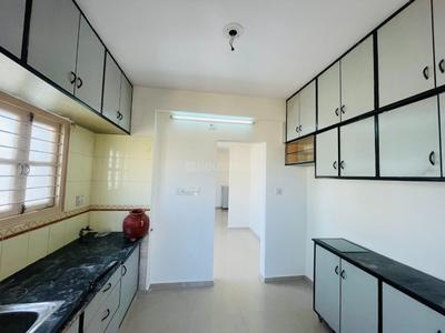 Kitchen Image of 1234 Sq.ft 2 BHK Apartment / Flat for rent in Prahlad Nagar Ahmedabad for Rs. 25000