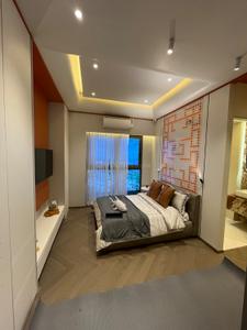 Bedroom Image of 718 Sq.ft 2 BHK Apartment / Flat for sale in Runwal One Tower D1, Thane West Thane for Rs. 17000000