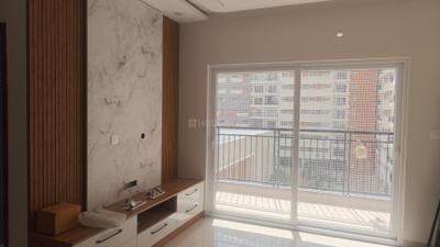 Living Room Image of 1050 Sq.ft 2 BHK Apartment / Flat for rent in Adarsh Greens, Kogilu Bengaluru for Rs. 38000