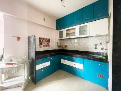 Kitchen Image of 860 Sq.ft 2 BHK Apartment / Flat for sale in Pristine City, Bakori Pune for Rs. 3500000