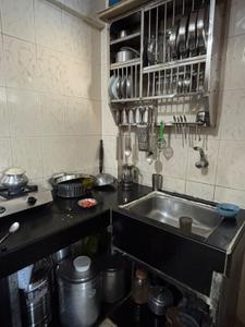 Kitchen Image of 480 Sq.ft 1 BHK Apartment / Flat for rent in Link View, Borivali West Mumbai for Rs. 30000