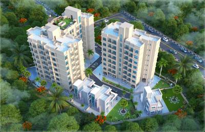 Image of 865 Sq.ft 2 BHK Apartment / Flat for sale in Satghare Viraj Residency, Palghar, Mumbai for Rs. 3565000