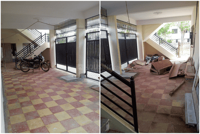 Image of 600 Sq.ft 1 BHK Builder Floor for rent in Sapthagiri Layout, Electronic City, Bengaluru for Rs. 14000