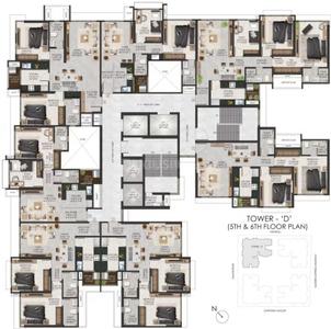 Image of 705 Sq.ft 2 BHK Apartment / Flat for sale in The Views By Adani Realty, Ghatkopar East, Mumbai for Rs. 19900000