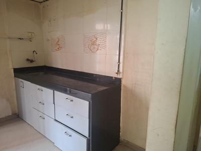Kitchen Image of 600 Sq.ft 1 BHK Apartment / Flat for rent in Swaraj Symphony, Kharghar Navi Mumbai for Rs. 22500