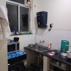 Kitchen Image of 408 Sq.ft 1 BHK Apartment / Flat for sale in Shapoorji Pallonji Shukhobrishti, New Town Kolkata for Rs. 2000000