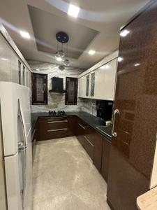 Kitchen Image of 900 Sq.ft 3 BHK Builder Floor for rent in Pitampura New Delhi for Rs. 50000