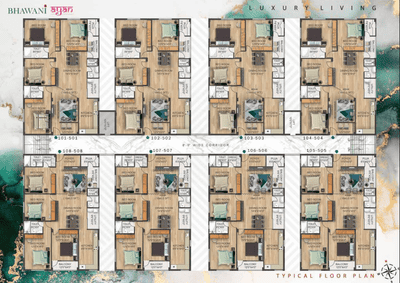 Floor Plan Image of 1840 Sq.ft 4 BHK Apartment / Flat for sale in Bhawani Ayan, Nakhaurpatna Bhubaneswar for Rs. 20000000