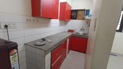 Kitchen Image of 900 Sq.ft 1 BHK Builder Floor for rent in Sector 46 Gurgaon for Rs. 22500