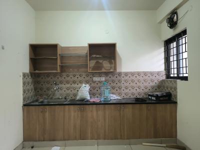 Kitchen Image of 390 Sq.ft 1 RK Apartment / Flat for rent in Kartik Nagar Bengaluru for Rs. 16000