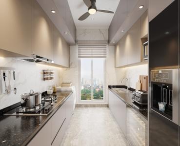 Kitchen Image of 1241 Sq.ft 3 BHK Apartment / Flat for sale in Godrej Horizon Phase I, Wadala Mumbai for Rs. 57900000