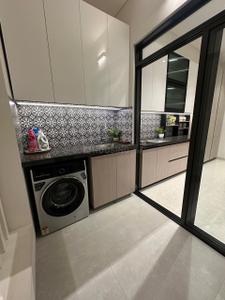 Kitchen Image of 1560 Sq.ft 3 BHK Apartment / Flat for sale in Lodha Hanging Garden, Palava Phase 2 Thane for Rs. 25200000