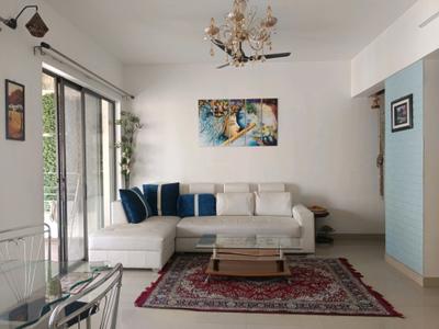 Living Room Image of 1050 Sq.ft 2 BHK Apartment / Flat for rent in Amit Colori, Undri Pune for Rs. 18000