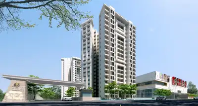 Image of 1800 Sq.ft 3 BHK Apartment / Flat for sale in Prestige Hillside Gateway, Kakkanad, Kochi for Rs. 19800000
