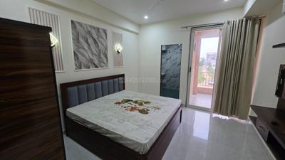 Bedroom Image of 650 Sq.ft 1 BHK Apartment / Flat for rent in Jagatpura Jaipur for Rs. 19000