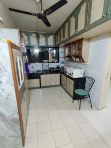 Kitchen Image of 1200 Sq.ft 3 BHK Apartment / Flat for rent in Kasba Peth Pune for Rs. 35000