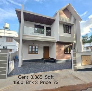 Image of 1500 Sq.ft 3 BHK Independent House for sale in Kizhakkambalam, Kochi for Rs. 7200000