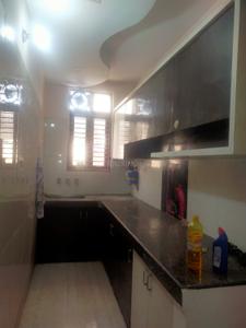 Kitchen Image of 470 Sq.ft 1 BHK Builder Floor for rent in Nawada New Delhi for Rs. 11000