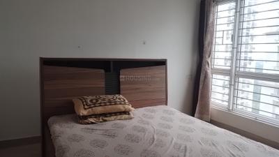 Bedroom Image of 1100 Sq.ft 2 BHK Apartment / Flat for rent in Elita Garden Vista, New Town Kolkata for Rs. 30000