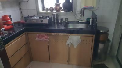Kitchen Image of 350 Sq.ft 1 BHK Apartment / Flat for rent in Vashi Navi Mumbai for Rs. 28000