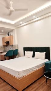 Bedroom Image of 1500 Sq.ft 1 RK Builder Floor for rent in Sector 41 Gurgaon for Rs. 26000