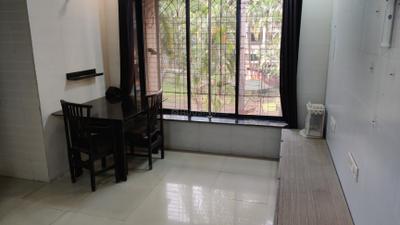 Living Room Image of 490 Sq.ft 1 BHK Apartment / Flat for rent in Kalash Udhyan Complex, Kopar Khairane Navi Mumbai for Rs. 30000
