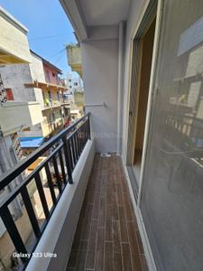 Balcony Image of 650 Sq.ft 1 BHK Apartment / Flat for rent in Wadgaon Sheri Pune for Rs. 18000