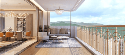 Balcony Image of 1153 Sq.ft 2 BHK Apartment / Flat for sale in Lodha Sylyan, Hinjawadi Phase 3 Pune for Rs. 11000000