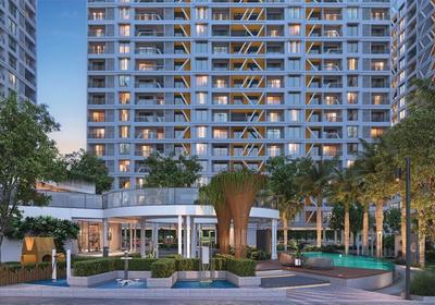 Image of 1355 Sq.ft 3 BHK Apartment / Flat for sale in K Shire Wing A B C D, Punawale, Pune for Rs. 11200000