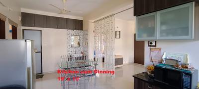 Kitchen Image of 1050 Sq.ft 3 BHK Apartment / Flat for sale in Gotri Vadodara for Rs. 5800000
