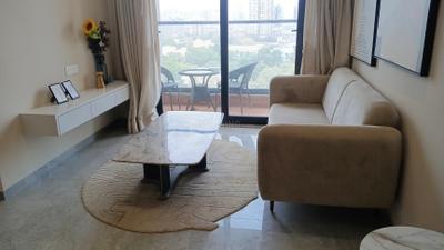 Living Room Image of 621 Sq.ft 2 BHK Apartment / Flat for sale in Dadar East Mumbai for Rs. 30400000